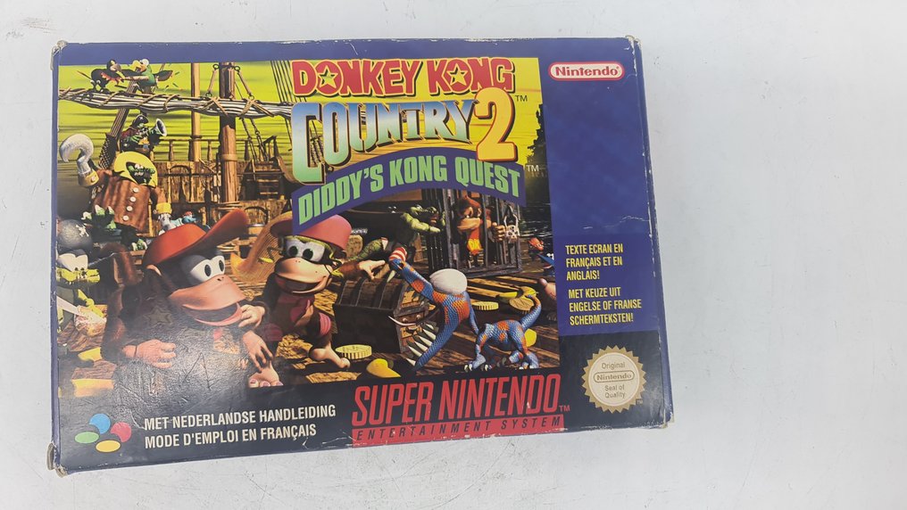 Rare Super Nintendo SNES Donkey Kong Country 2 First edition FAH
