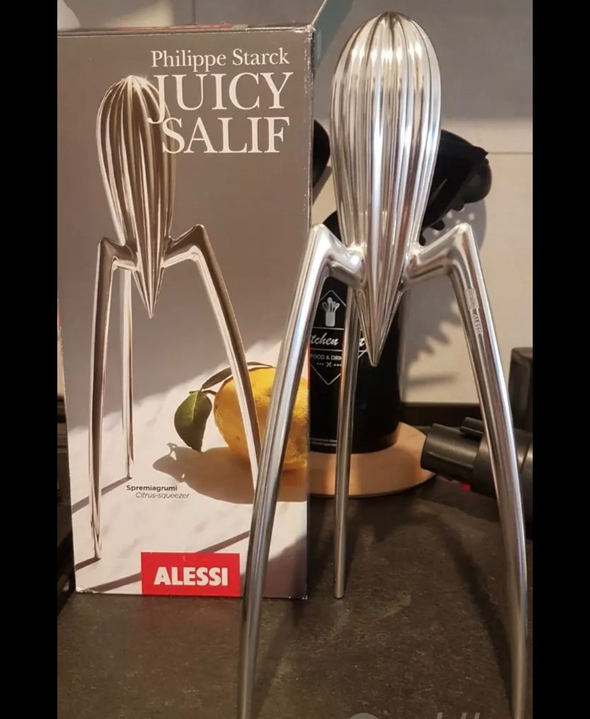 Alessi Juicy Salif citrus squeezer, aluminium