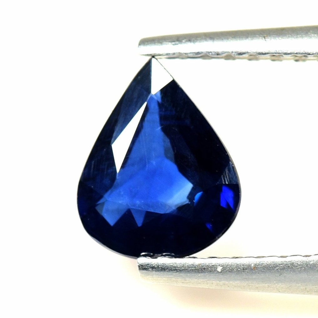 1 pcs [NoReserve] Deep/Dark Blue Sapphire 0.85 ct Catawiki