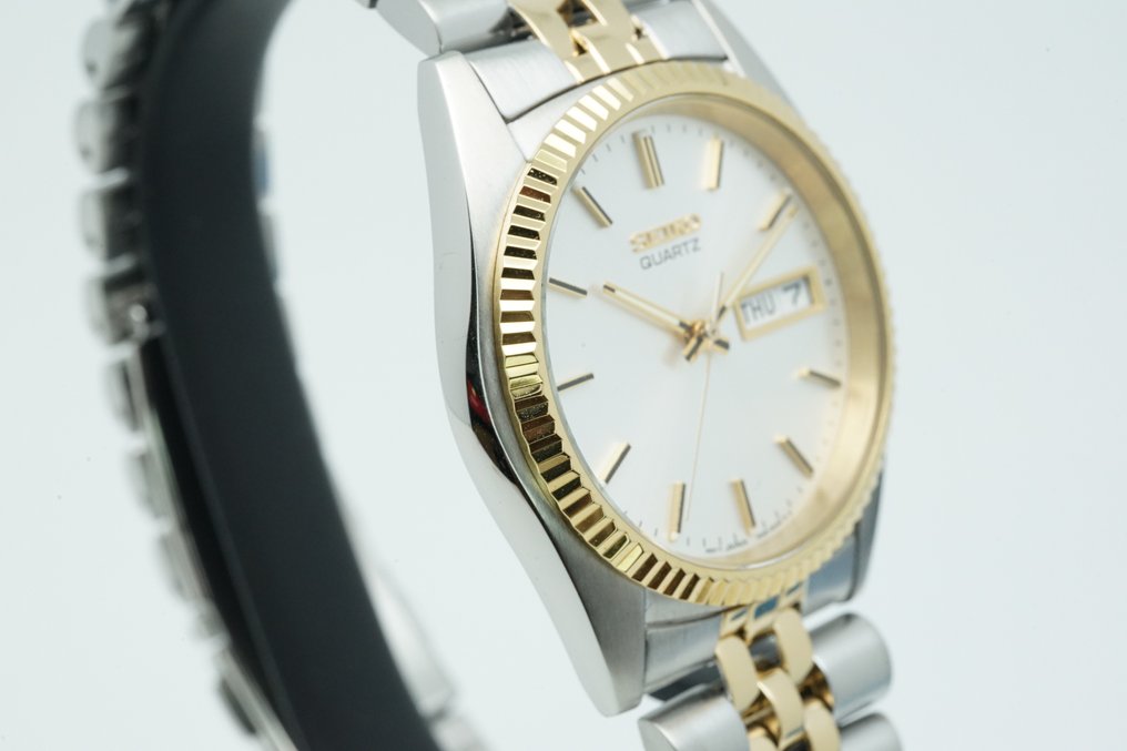 Seiko Men UNWORN SGF204 Men s Two Tone Datejust Homage