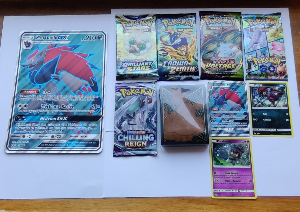 The Pokémon Company Pokémon Booster Box Lot 5 boosters et 4 cartes Pokémon Catawiki