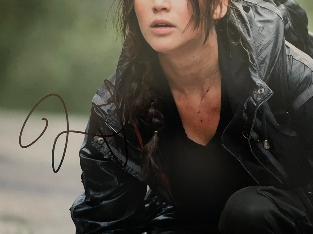The Hunger Games Signed by Jennifer Lawrence with PSA/DNA