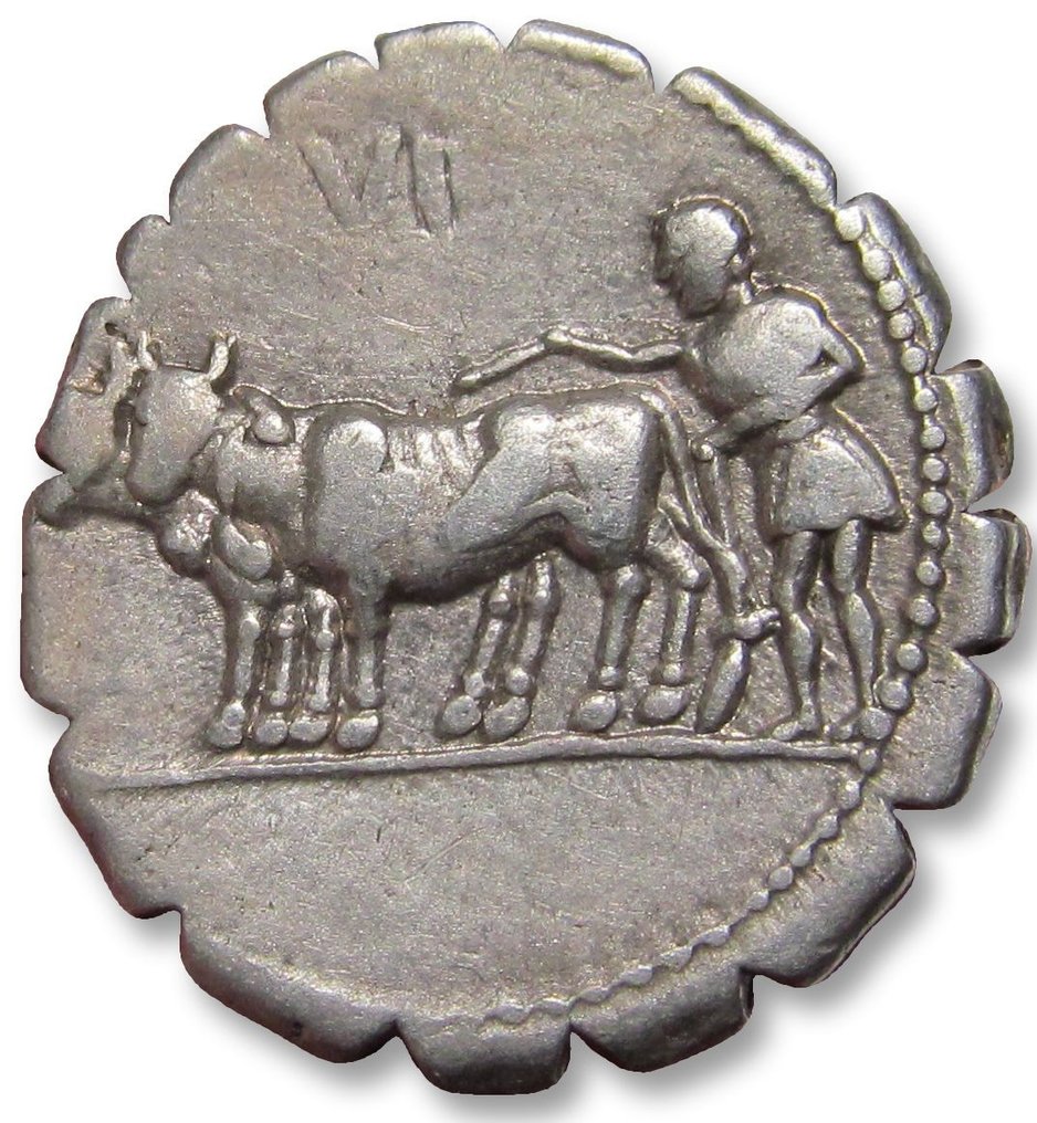 Roman Republic. C. Marius C.f. Capito, 81 BC. Denarius Rome mint