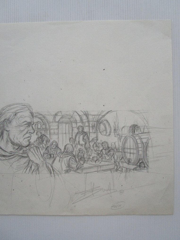 Swolfs, Yves 1 Original preliminary drawing Legende Catawiki