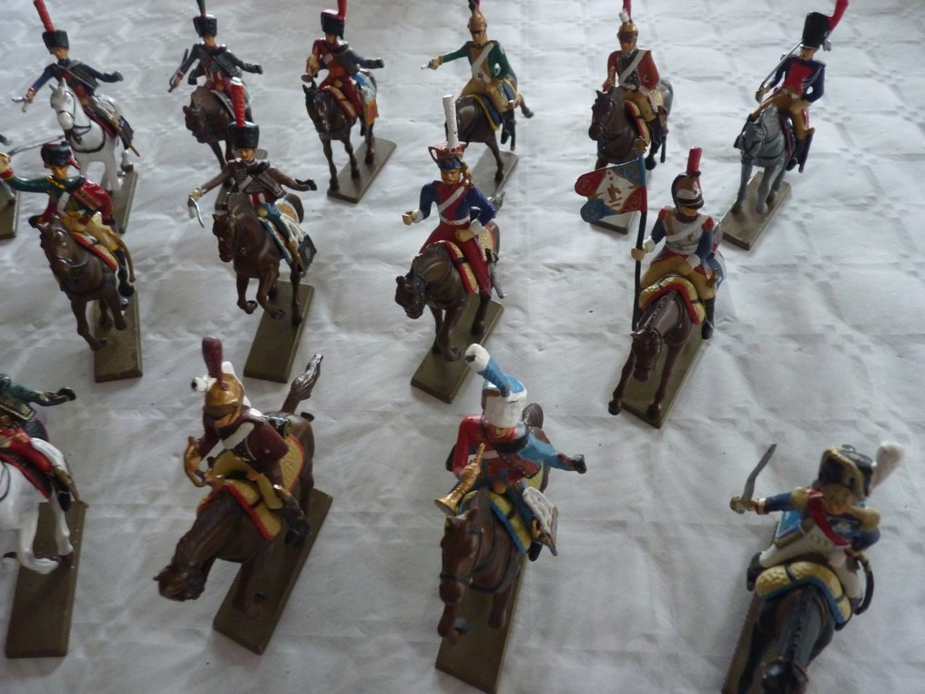 Soldats De Plomb De La Grande Armée De Napoléon Collection thématique - 50x Figurines en plomb de la Grande Armée