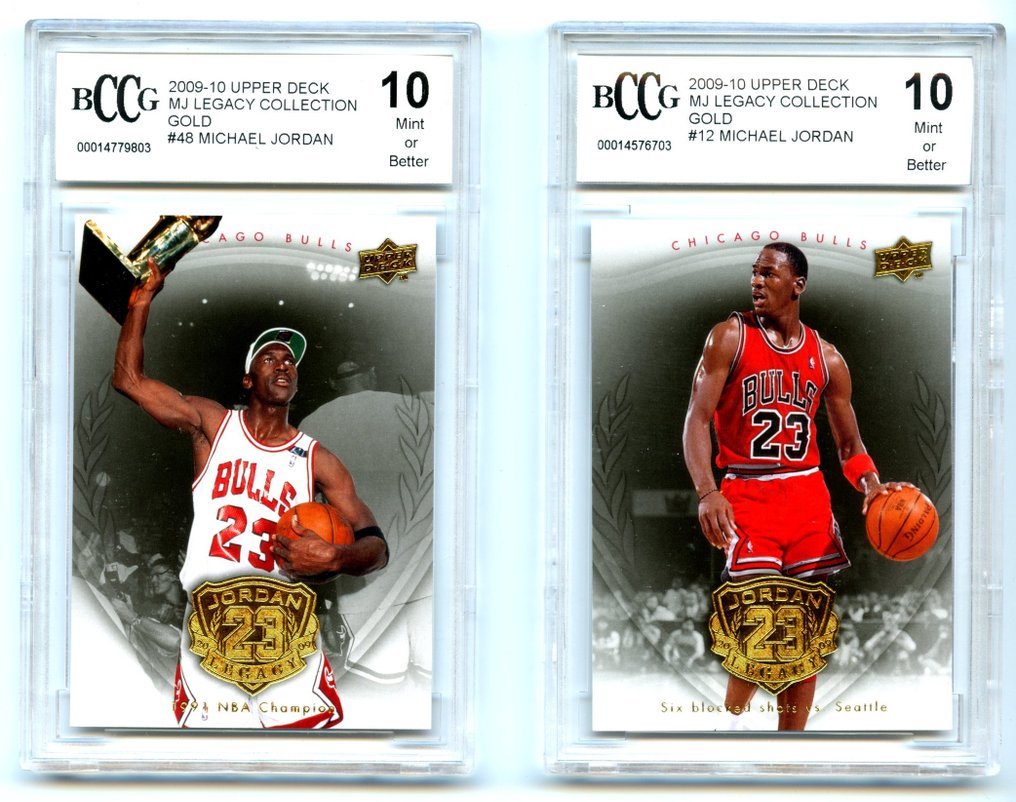2009 10 Upper Deck Jordan Legacy Gold Michael Jordan 2