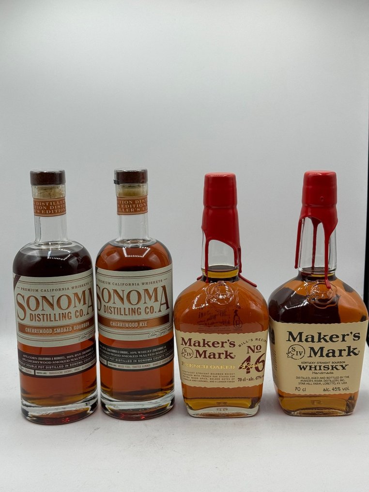 Sonoma Cherrywood Smoked Bourbon & Sonoma Cherrywood Rye Maker's Mark