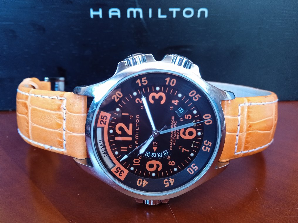 Hamilton GMT Khaki Air Race H776650 Uomo 2000 2010 Catawiki