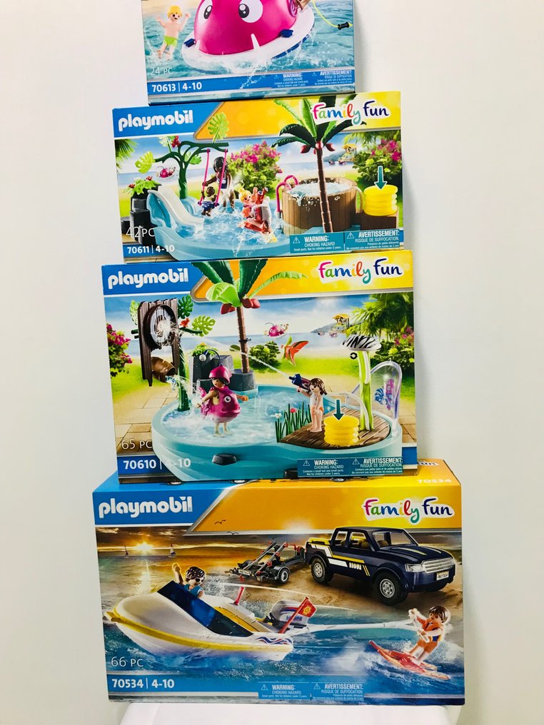 70610 - Playmobil Family Fun - Piscine avec jet d'eau