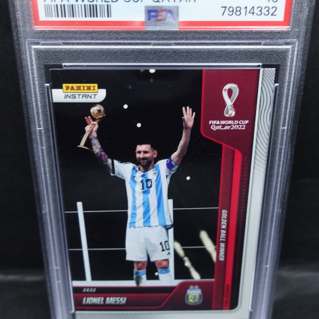 2022 - Panini - Instant World Cup - Lionel Messi - #132 - 1 Graded card ...