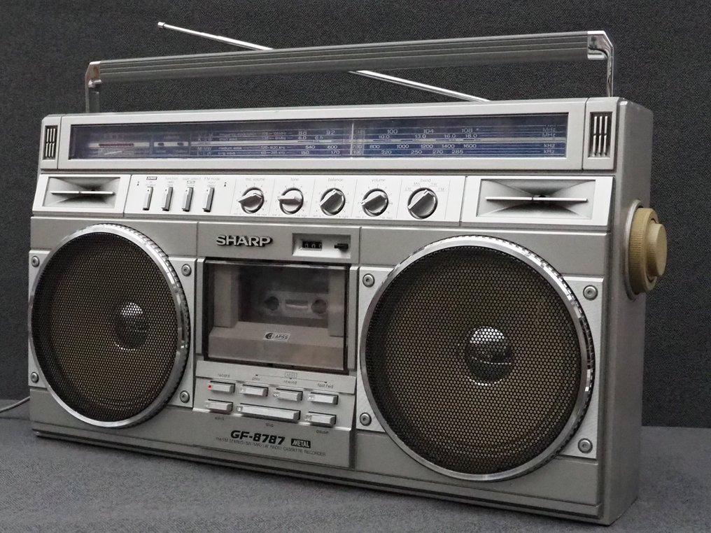 Sharp GF-8787 - Cassettespeler, Draagbare radio, Boombox Portable radio ...