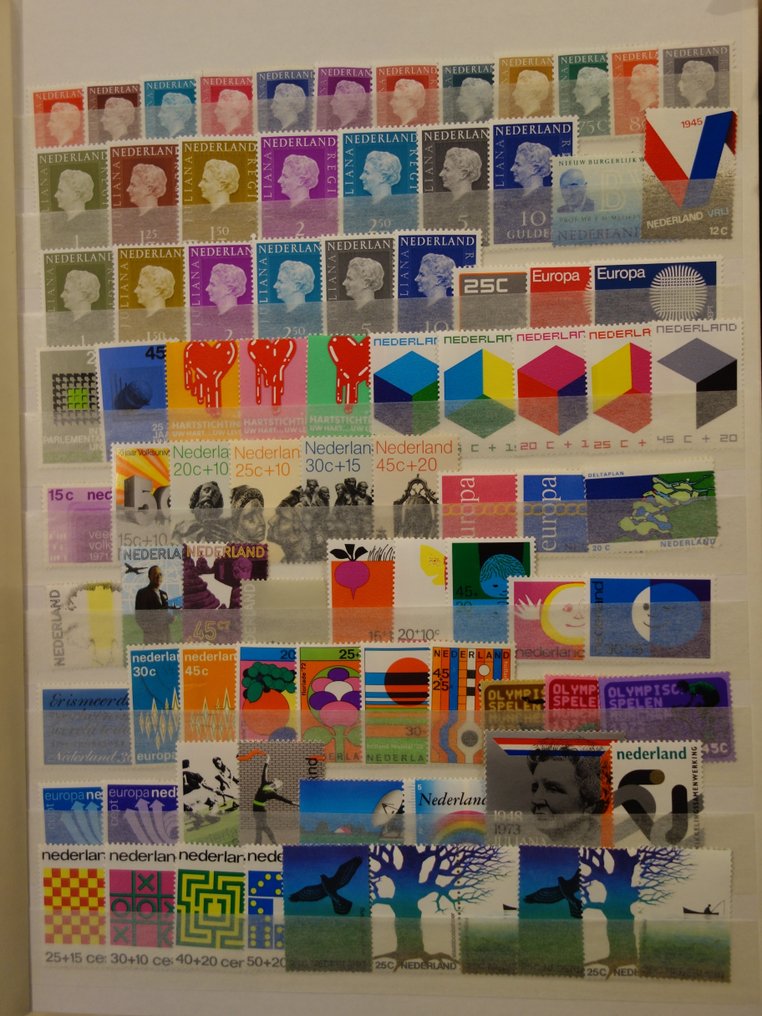 Netherlands ca.1900ca.2000 lot of large stamps, blocks, stamp