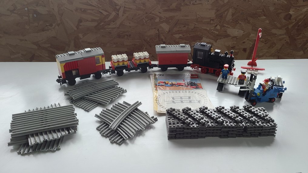 Lego - Trains - 7722 - Steam Cargo Train Set + rails - Catawiki