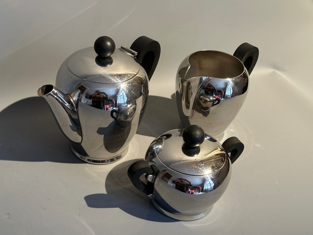 Alessi Tea Set | Alessi Bombe Service For Tea, Including The