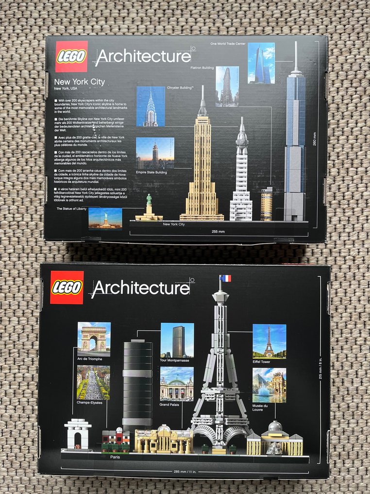 Catawiki - Architecture + LEGO Skyline - - - 21044 New 21028 - 2020+ + York Skyline Parijs