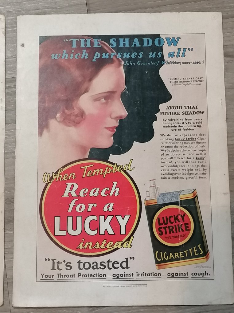 Lucky Strikes - It's toasted, Three (3) posters - 1950s - Catawiki