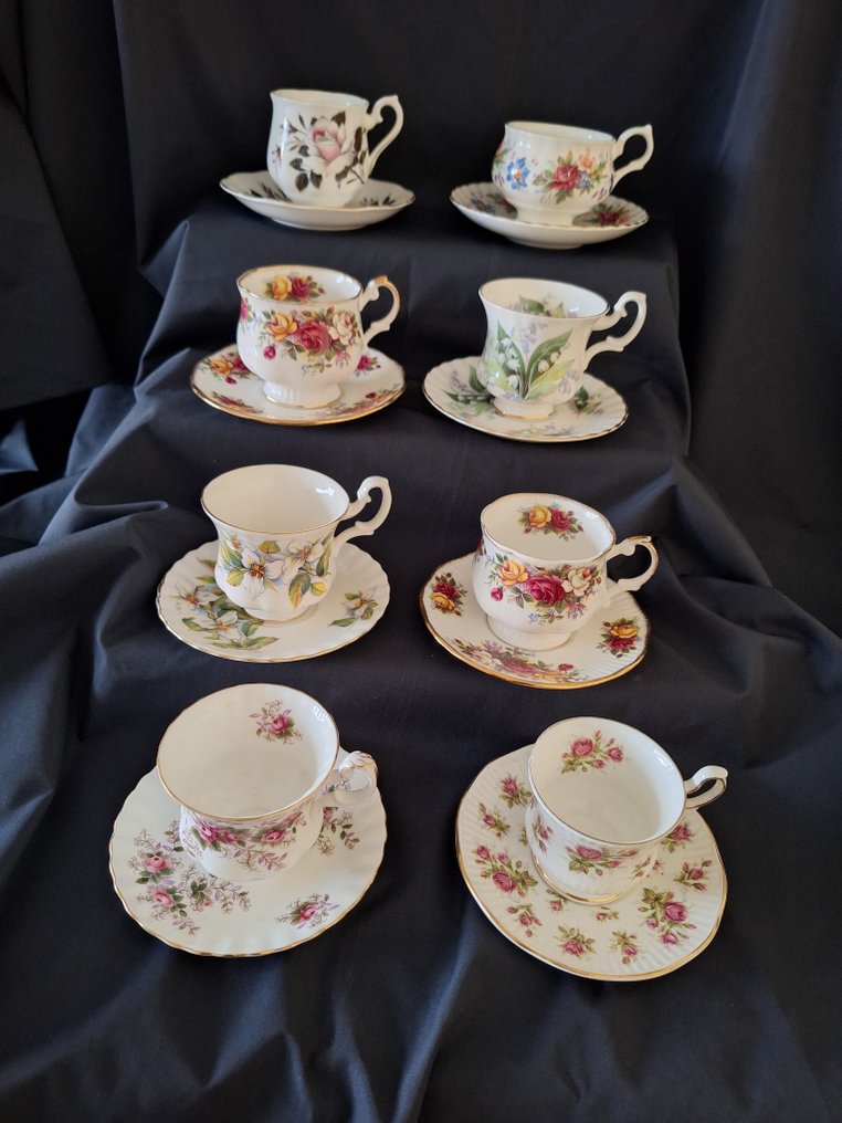 Royal Albert, Queen's Cup and saucer (8) Porcelain Catawiki