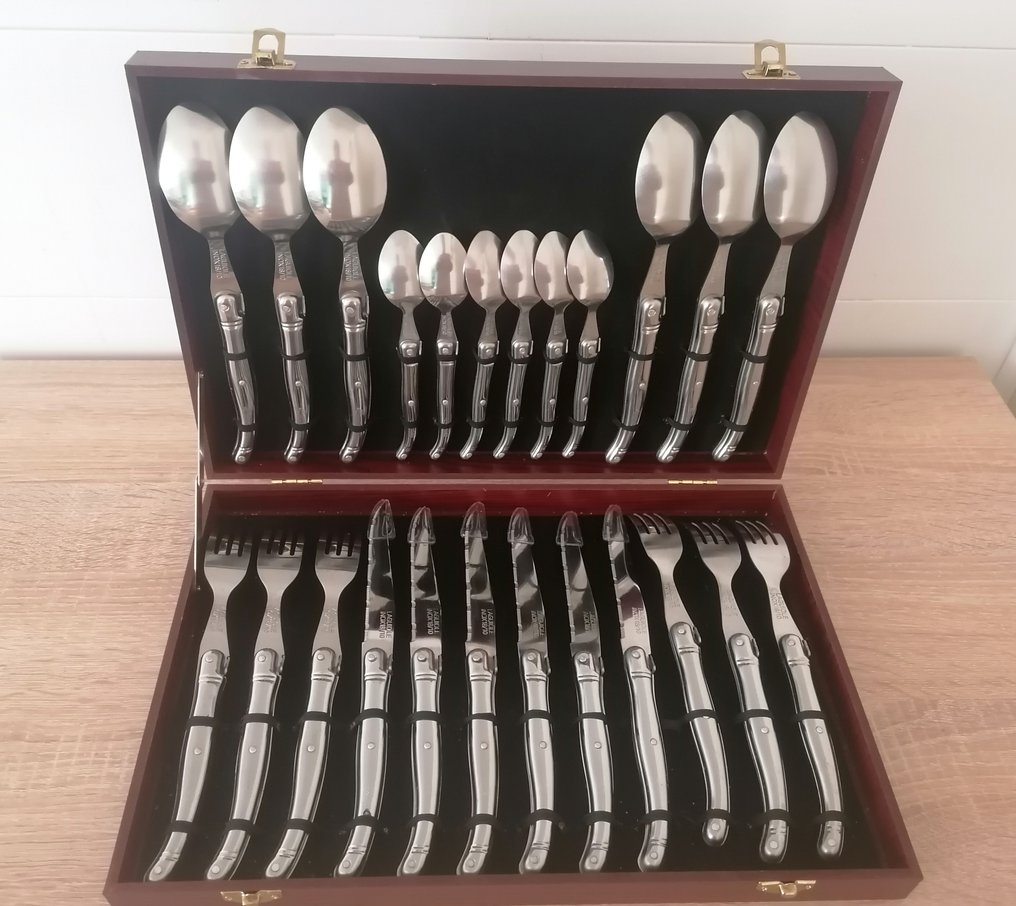 Laguiole Cutlery set (24) Steel (stainless) Catawiki