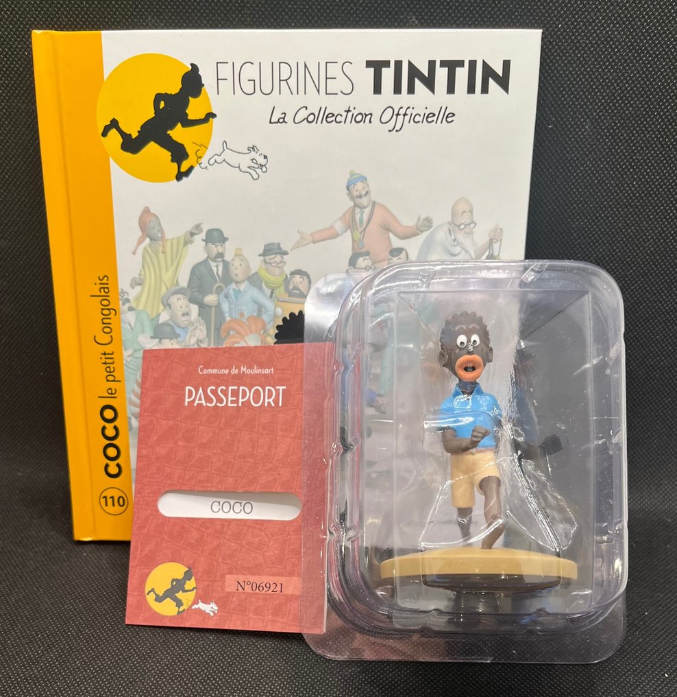 Tintin - Figurine Moulinsart - Coco le petit congolais - La collection  officielle - (2015) - Catawiki