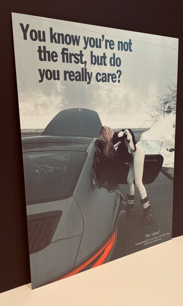 Print Porsche Vintage Porsche 911 991 Dibond Poster Ad It all started with a Dream 2000