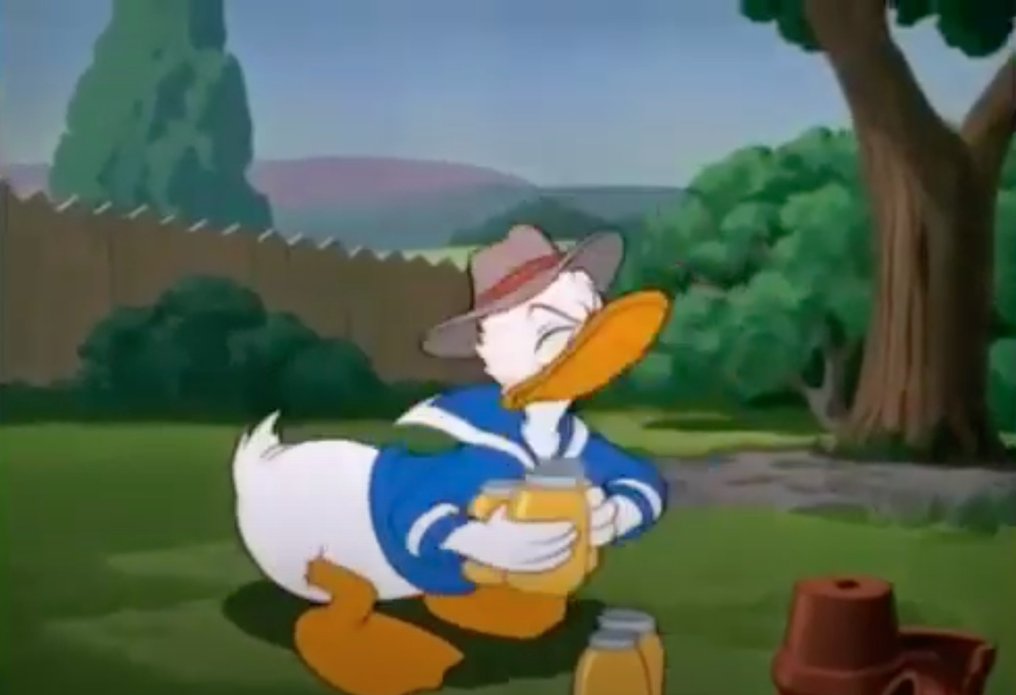Walt Disney Studios Original drawing - Donald Duck - «Honey Harvester ...