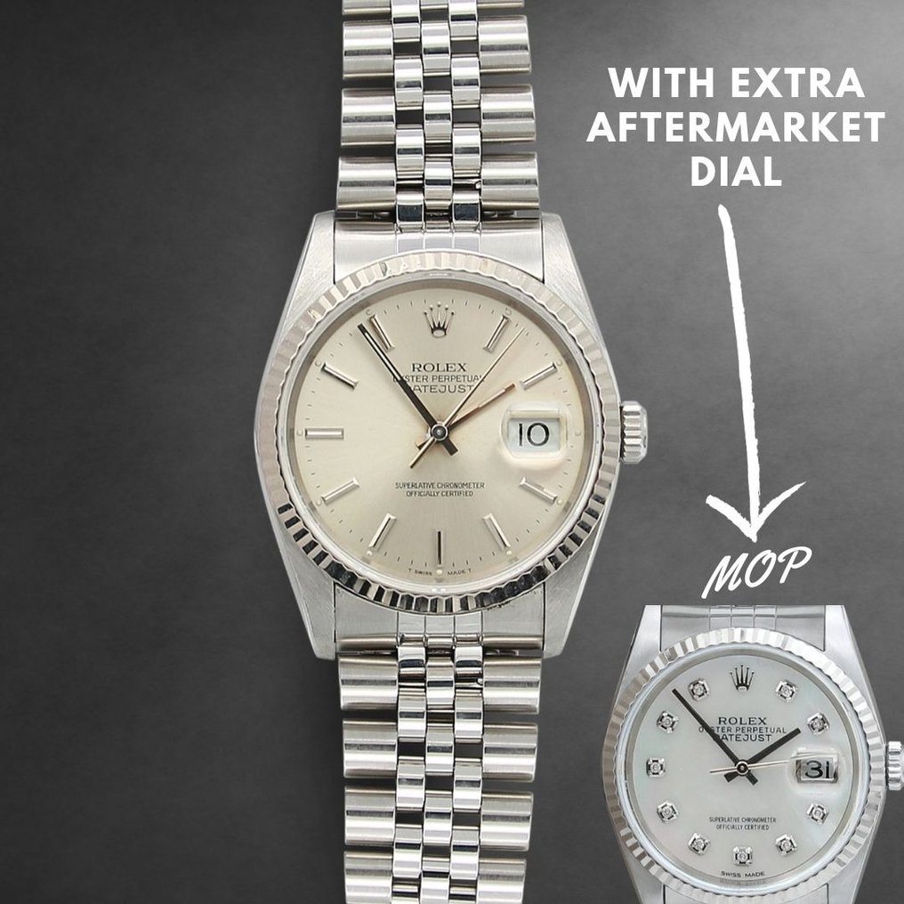 Rolex Datejust extra aftermarket dial 16234 Unisex