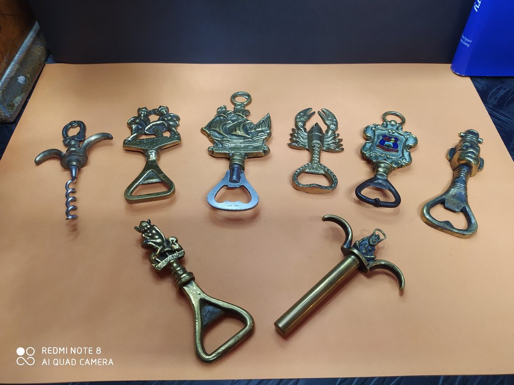 Corkscrew (8) Figural direct pull Corkscrews brass/Steel Catawiki