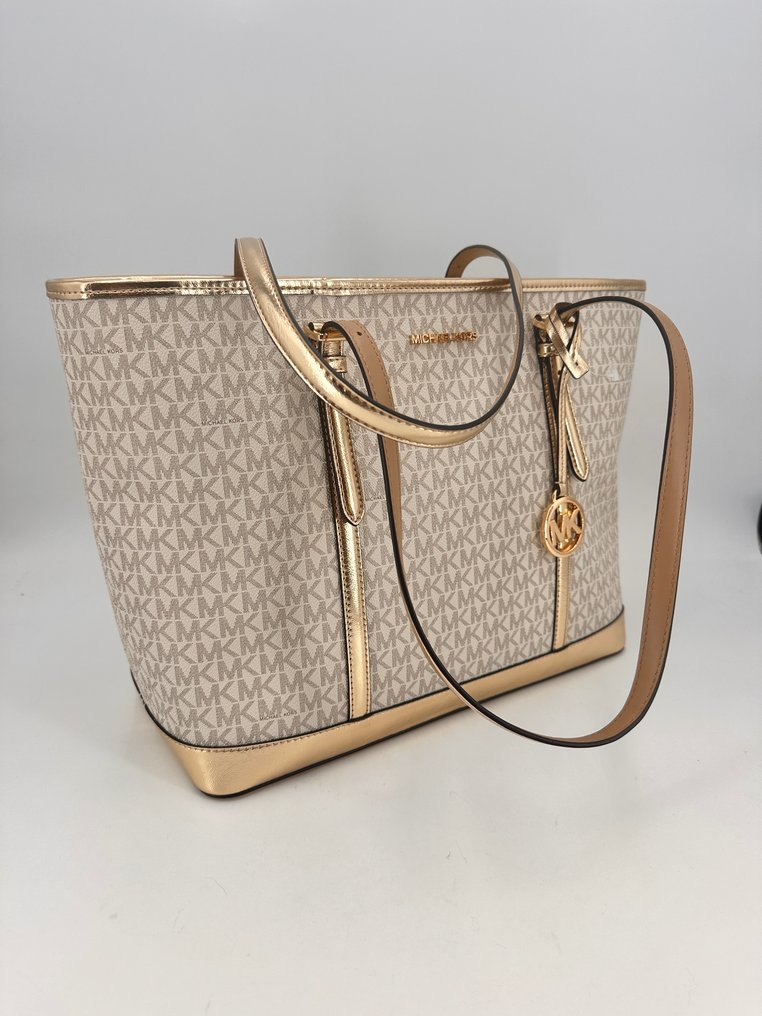 Michael kors jet set travel gold deals
