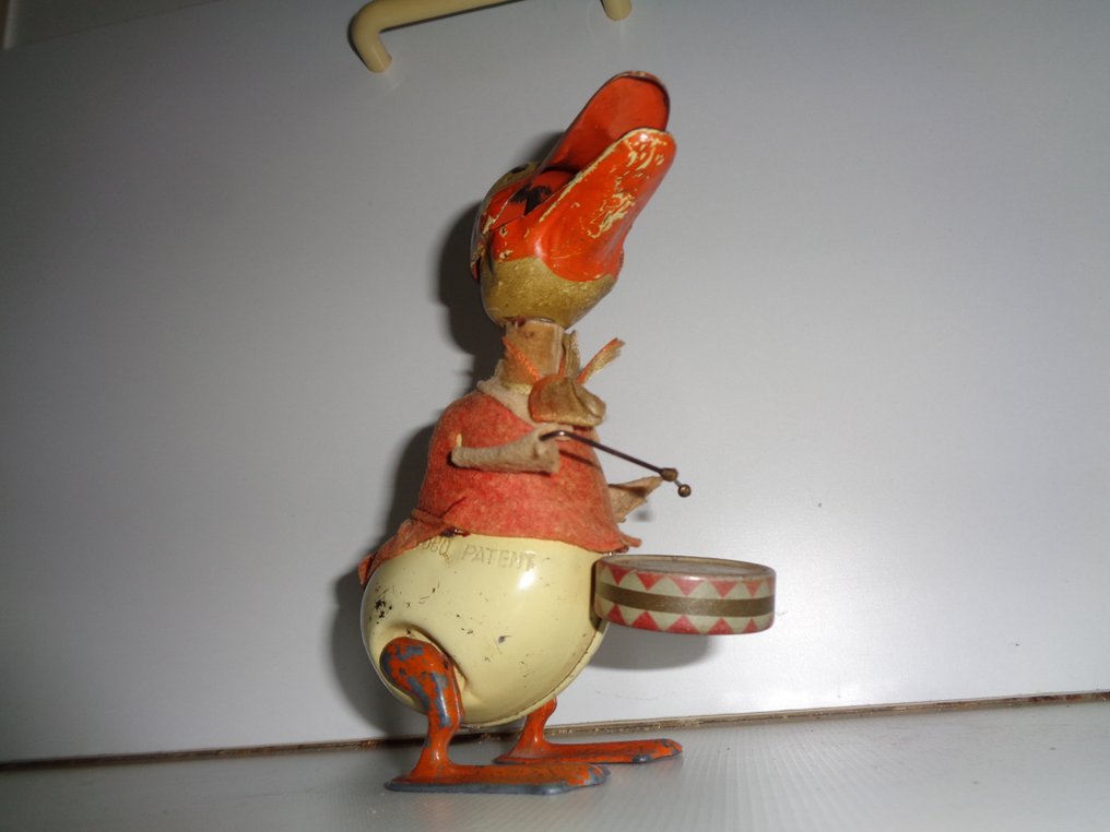 schuco - Wind-up tin toy ente als trommler 497 donald duck - 1930-1939 ...