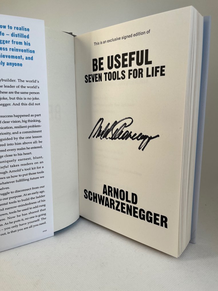 Book - Be Useful Seven Tools for Life Signed by Arnold