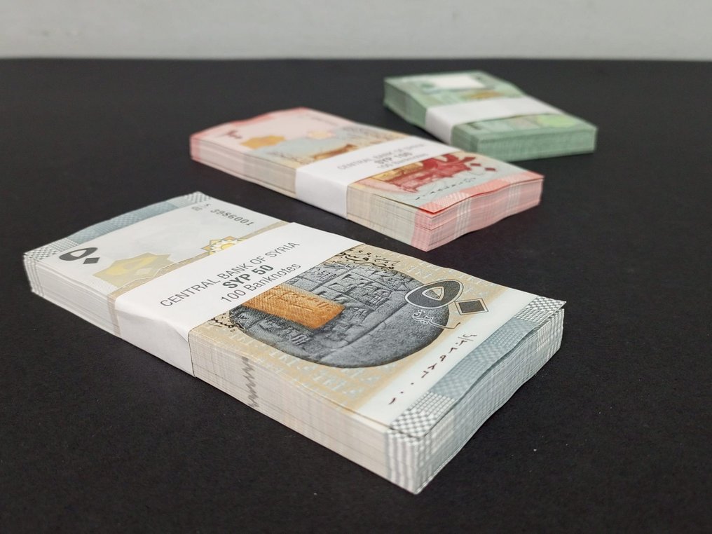 V rlden 100 X 1000 Lebanese Livres 100 X 50 Syrian Pounds 100 X v-rlden-100-x-1000-lebanese-livres-100-x-50-syrian-pounds-100-x