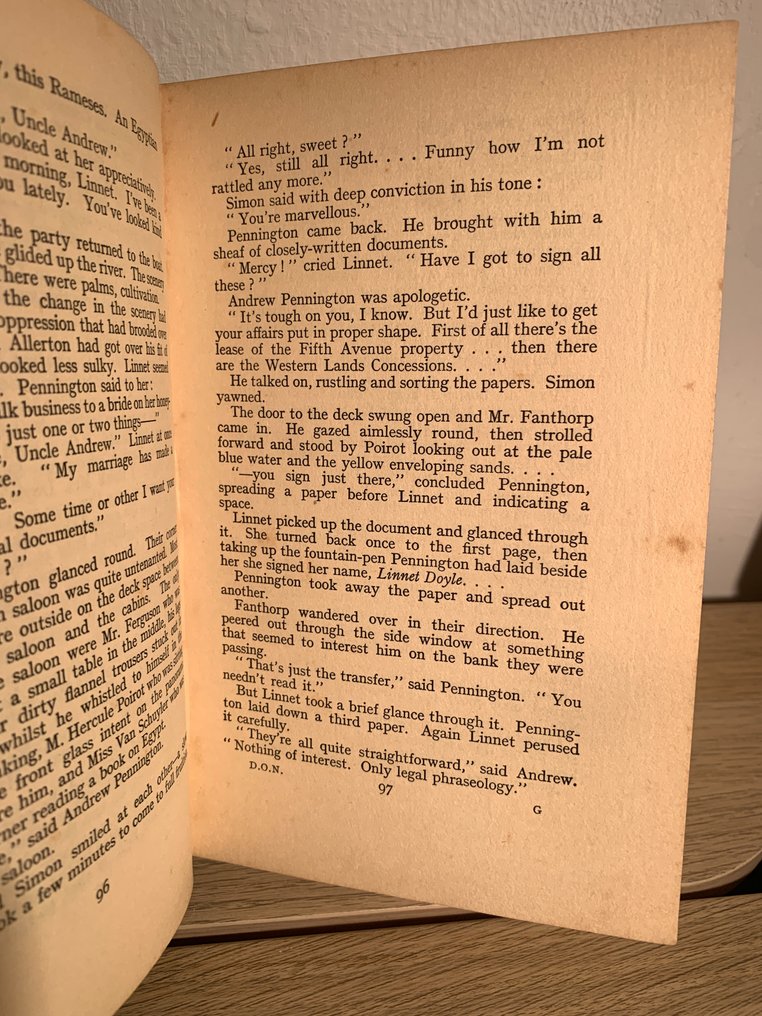 Agatha Christie - Death on the Nile - 1937 - Catawiki