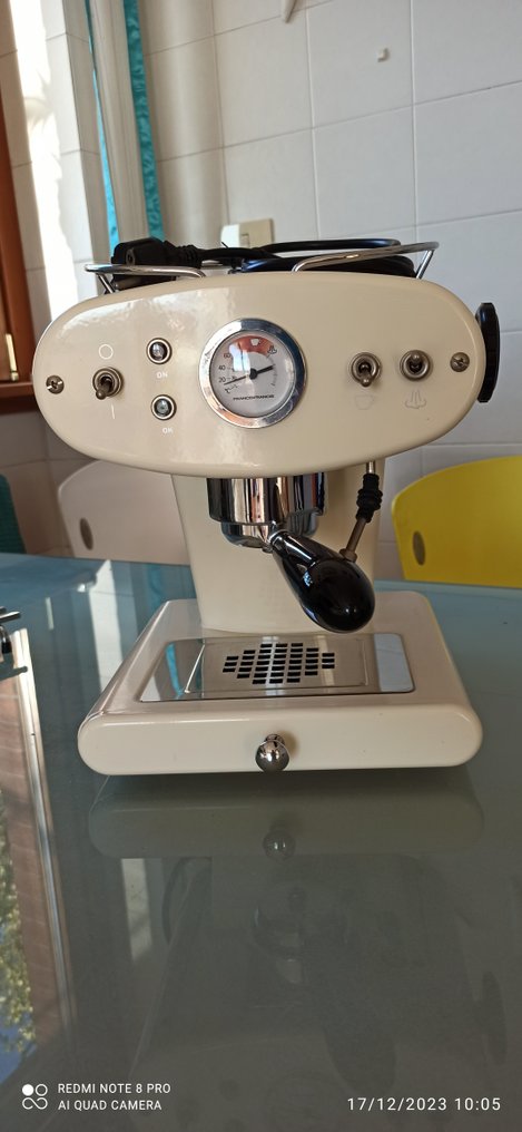 Illy Luca Trazzi Coffee pot 1 Francis Francis X1 Steel and