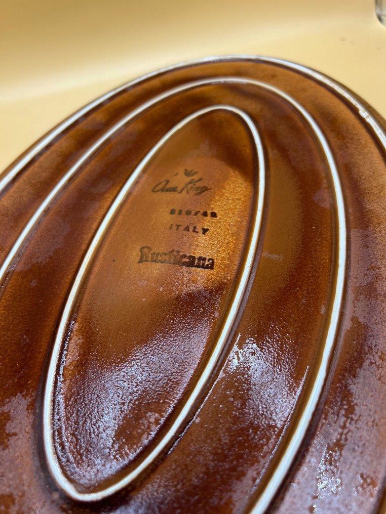 Mancioli extra large Baking dish 49 cm Baking dish Bisque