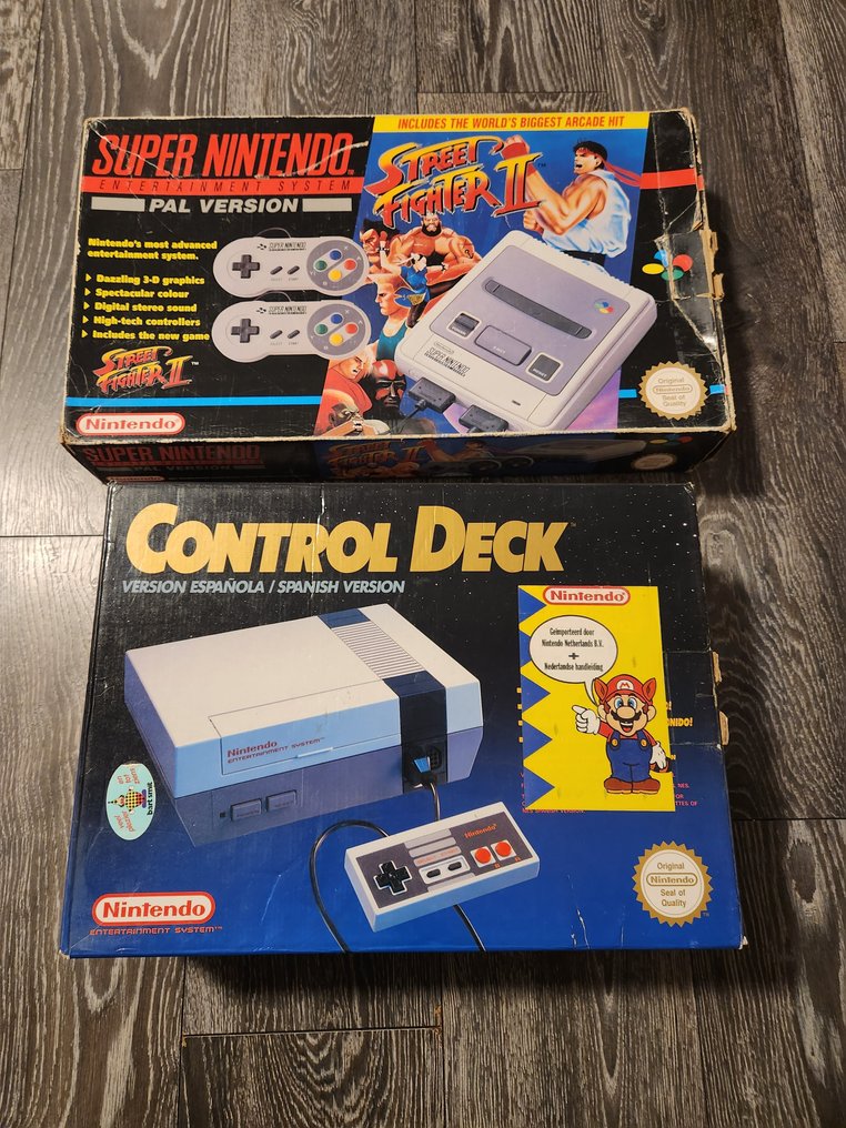 Nintendo SNES & NES empty console boxes Video game Catawiki