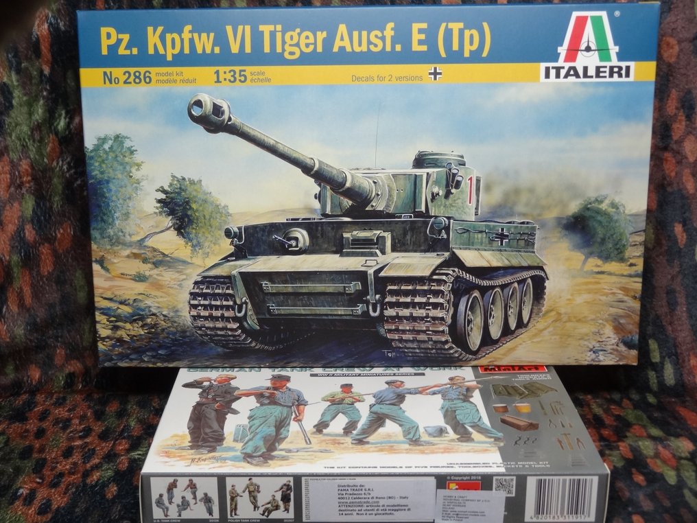 Italeri Tamiya Miniart Toy Lotto Panzer Wehrmacht Con 5 Kit Scala