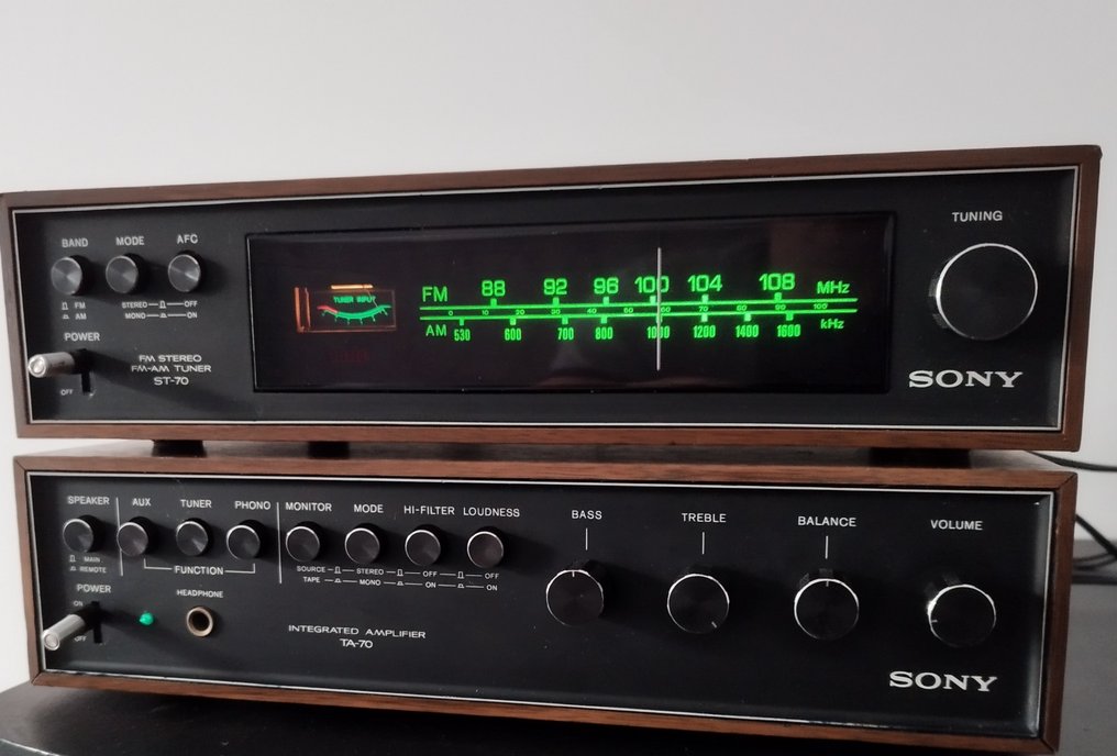 Sony - ST-70, TA-70. Set Hi-Fi - Modelli vari - Catawiki