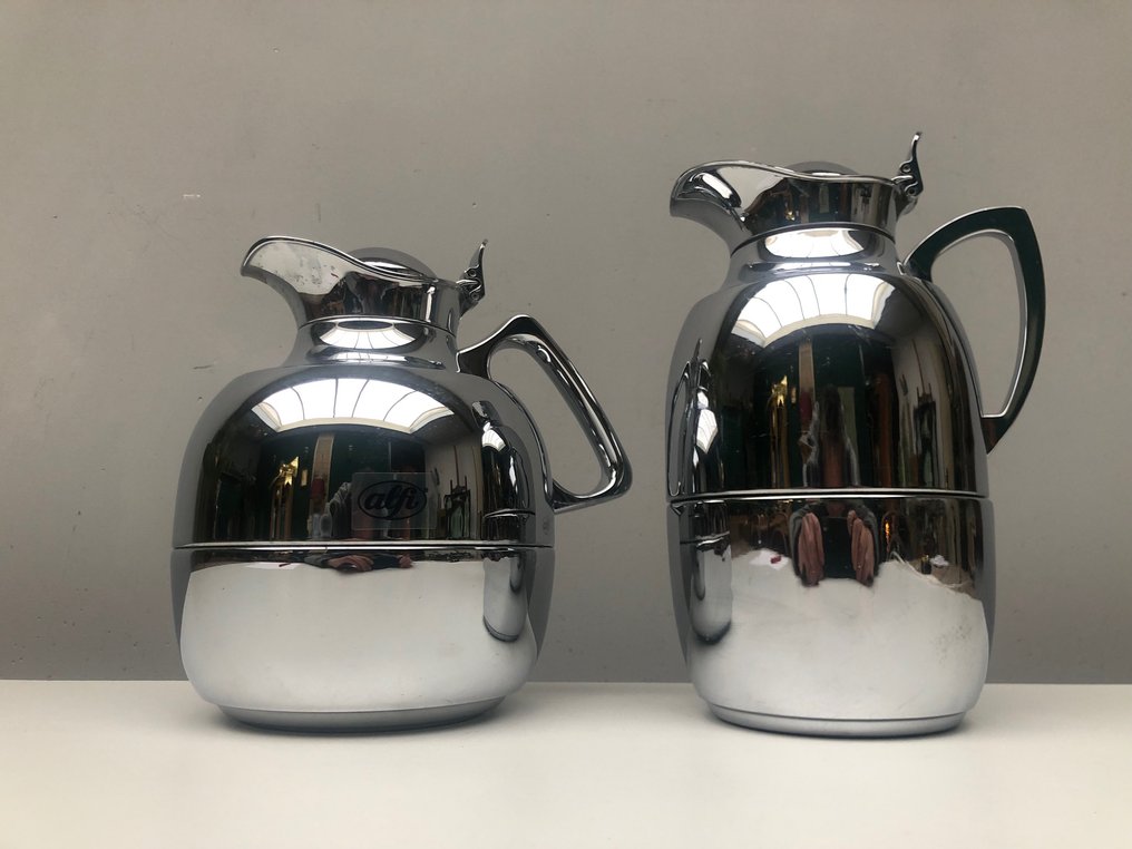 Alfi Thermos flask (2) Chromed brass Catawiki