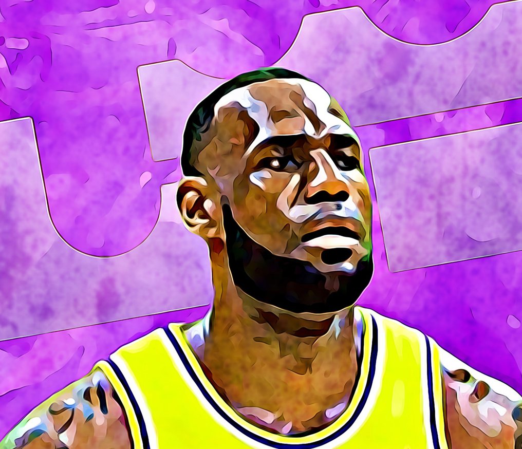 Artist by Raffaele De Leo lebron james 2024 limited edition 1/30