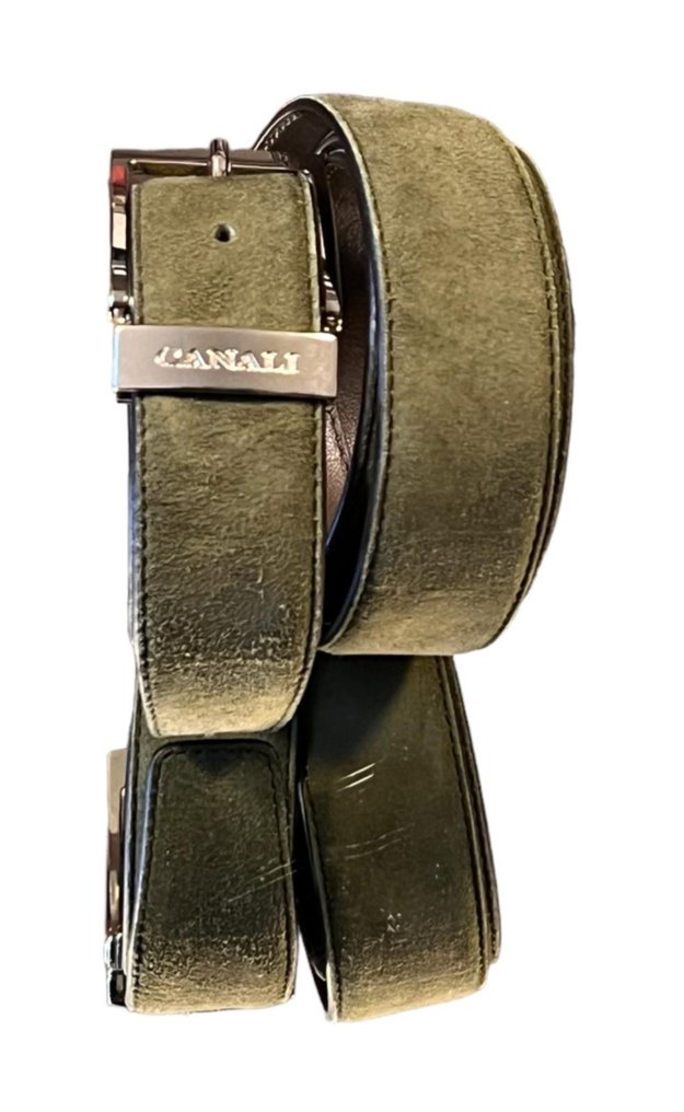 canali leather belt