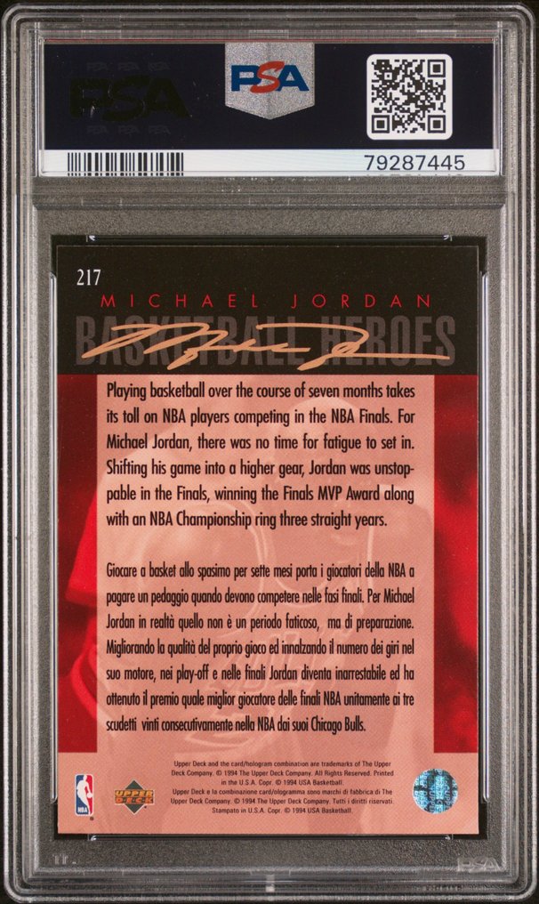 1994 Upper Deck Collector s Choice International Italian