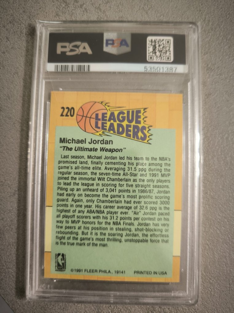 1991 fleer michael jordan 220 store