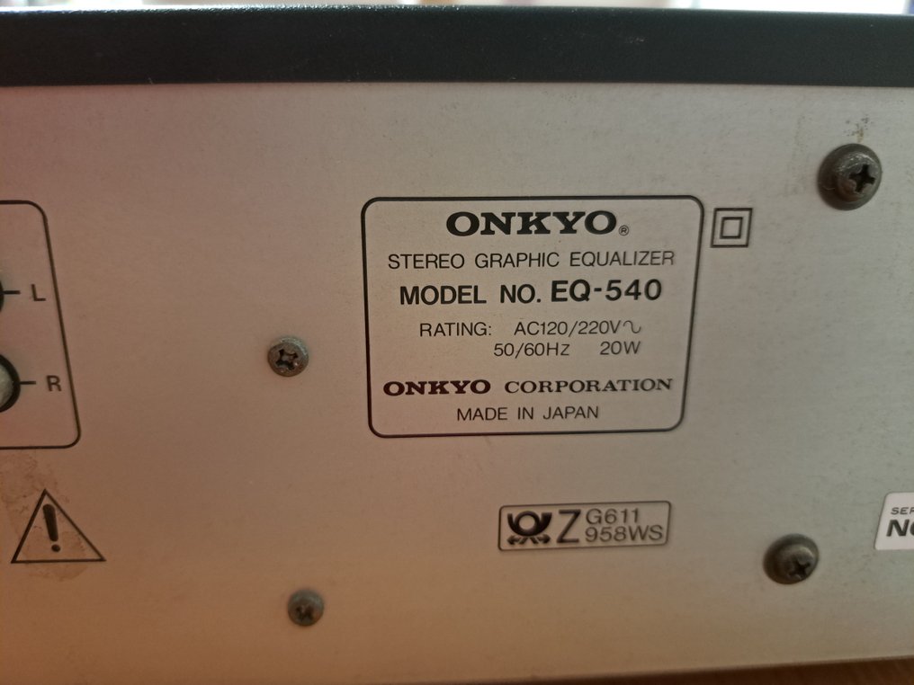 Onkyo EQ540 Ecualizador gráfico estéreo Catawiki