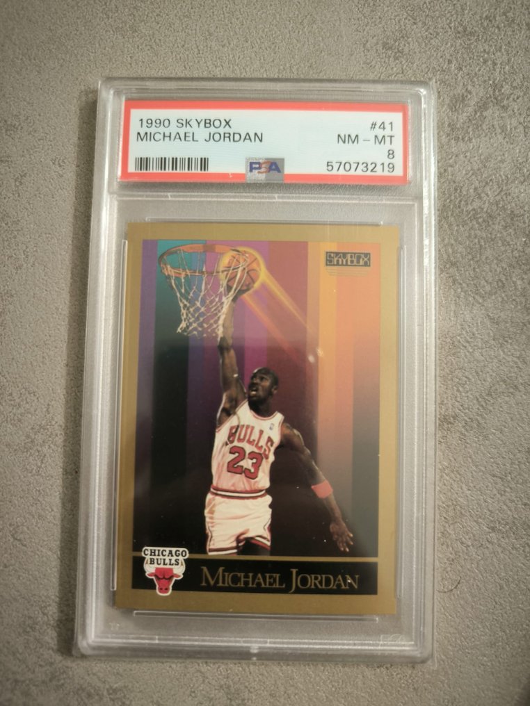1990 Skybox NBA Carte graduée Michael Jordan #41 - PSA 9 - Catawiki