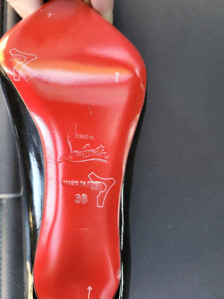 louboutin tape measure heels