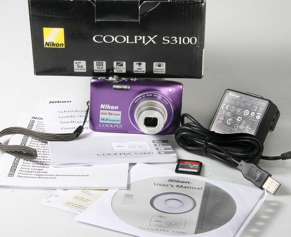 Nikon coolpix hot sale s3100