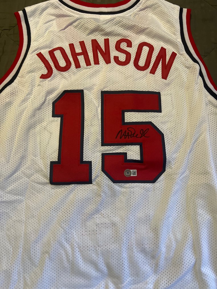 Magic Johnson Maillot de basket personnalis USA Basketball