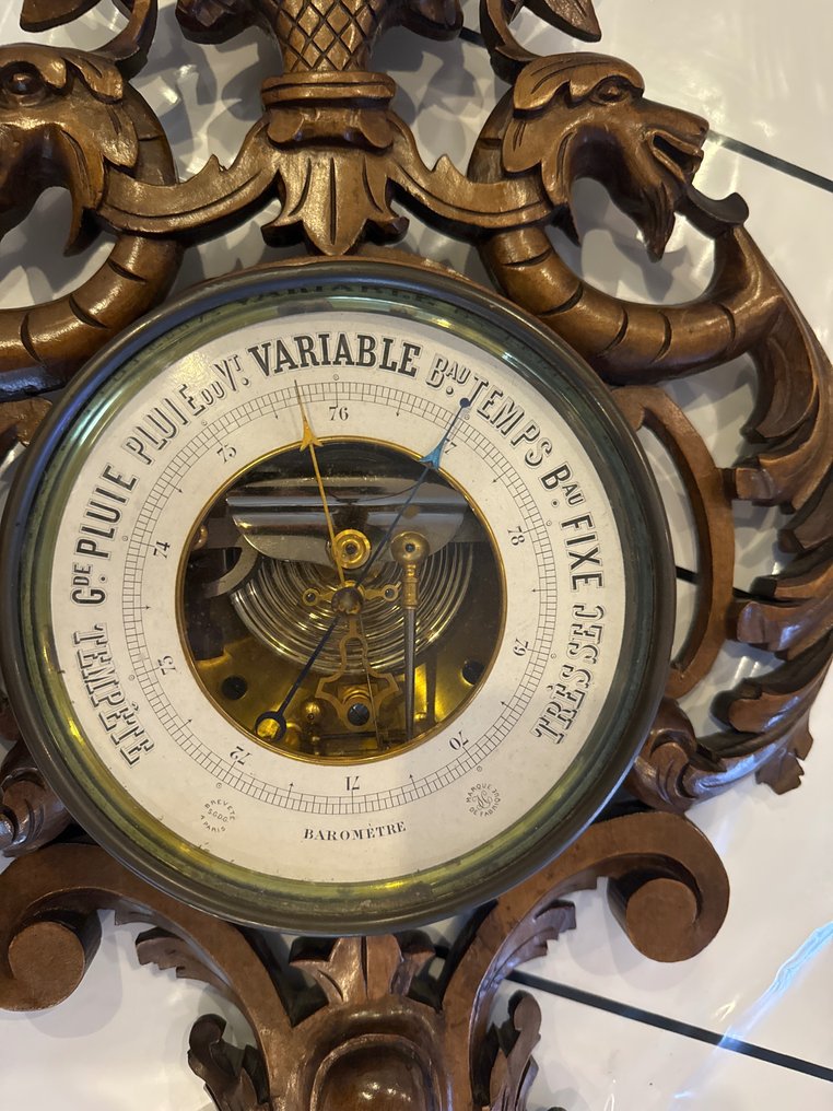 Barometer - Wood - Catawiki