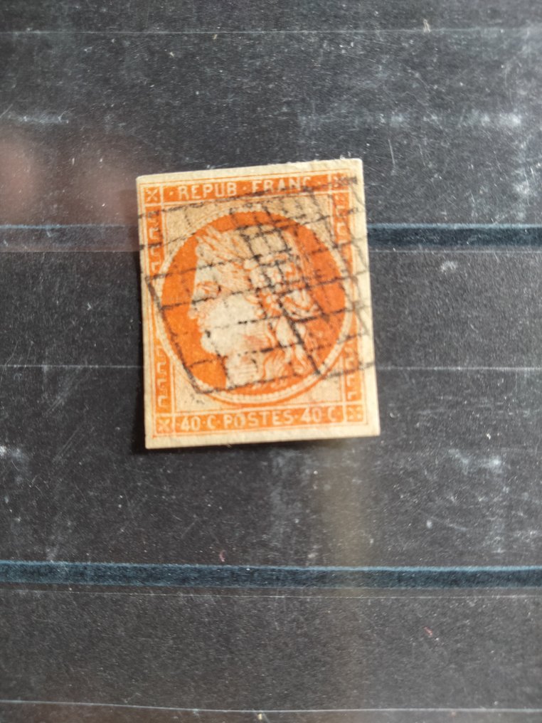 France 1850 - 40c orange n°5 - Yvert et tellier n °5 - Catawiki