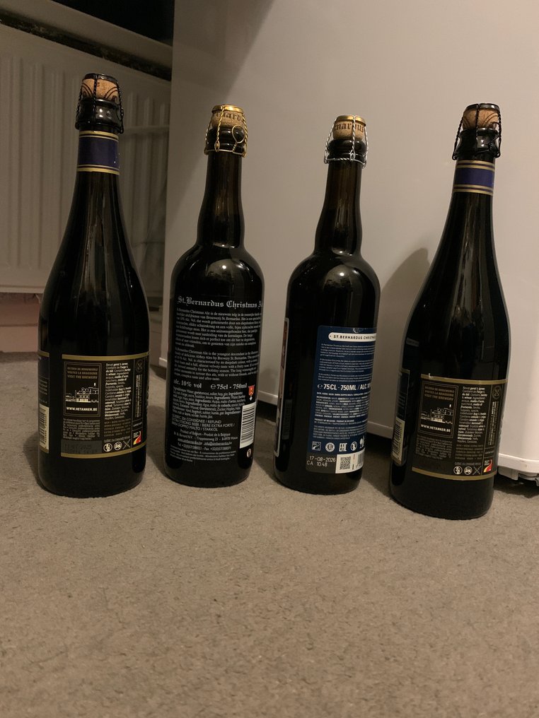 Bernardus & Het Anker St Bernardus Christmas Ale 2021, 2023 e Gouden Carolus Christmas 2022